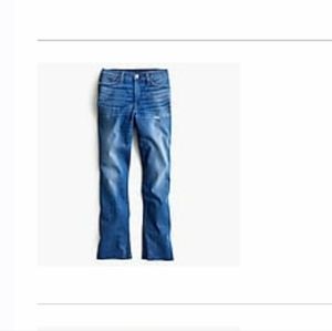 JCrew Billie Demi Boot Crop Jean